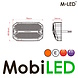 M-LED M-LED Combi lamp "scene light" met flitser Zwart M-LED M-LED Combi lamp "scene light" met flitser Zwart