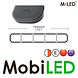 M-LED M-LED Road Pilott dakset R65-R10 180 cm dark look met achter-, rem- en knipperlicht