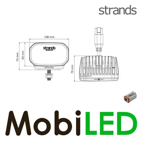 Strands FOR9T Light Pod rijlicht 4"