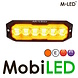 M-LED M-LED Clignotant ambre avec anneau Halo ambre/blanc smoke E-marque
