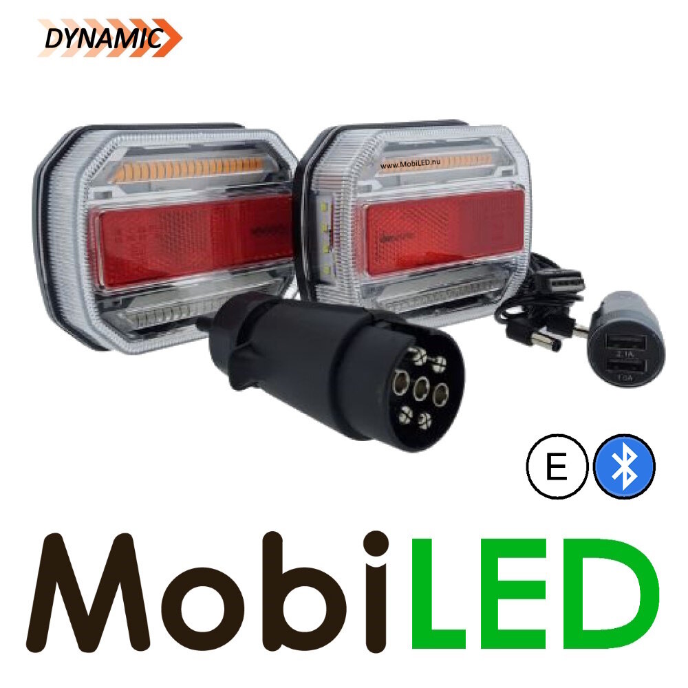 Ensemble d'éclairage de remorque sans fil 7 pôles 12-24 volts