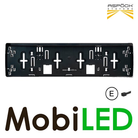 Aspöck License plate with lighting 12 volts 1 function
