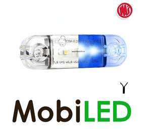 WAS Marquage ligne slim bleu 12-24V