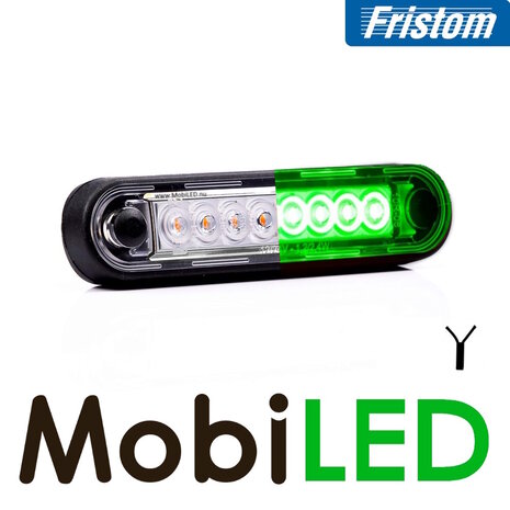 Fristom Fristom zijmarkering wit groen lang