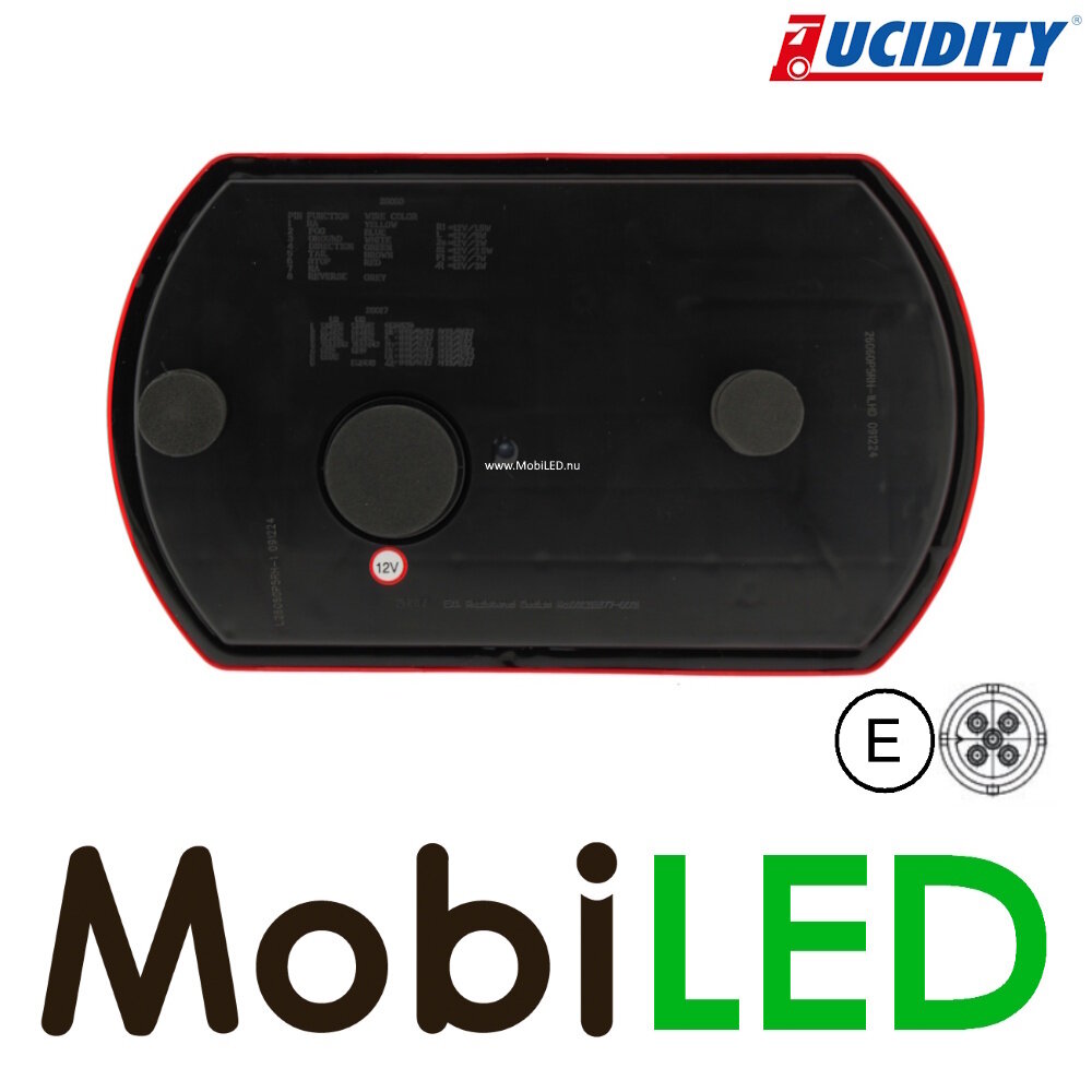 Lucidity Lucidity Rear light LED 12V 6 functions 5PIN Smart right E-mark Lucidity Lucidity Rear light LED 12V 6 functions 5PIN Smart right E-mark