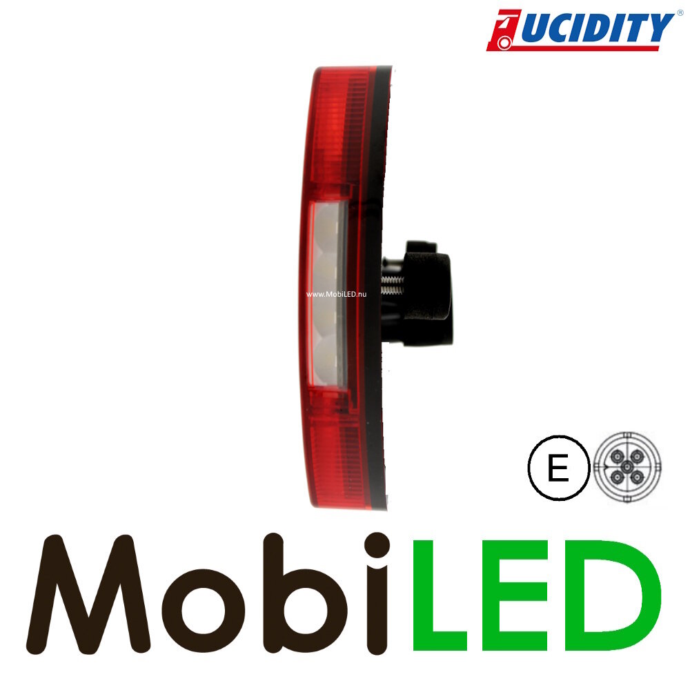 Lucidity Lucidity Rear light LED 12V 6 functions 5PIN left E-mark Lucidity Lucidity Rear light LED 12V 6 functions 5PIN left E-mark