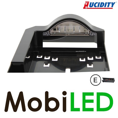 Lucidity Lucidity License plate holder with number plate lighting 12V PRS connector Lucidity Lucidity License plate holder with number plate lighting 12V PRS connector