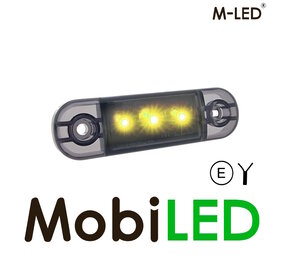 M-LED M-LED Markering Slim line donker uiterlijk geel M-LED M-LED Markering Slim line donker uiterlijk geel