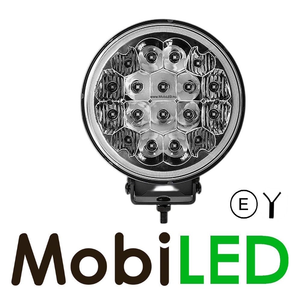 Spotlight with boost function and dual colour position light E-mark
