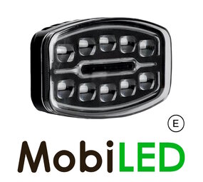 M-LED Verstraler met wit/amber positielicht M-LED Verstraler met wit/amber positielicht