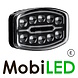 M-LED Projecteur avec feu de position blanc/ambre E-marque M-LED Projecteur avec feu de position blanc/ambre E-marque