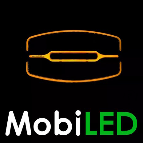 M-LED Spotlight with white/amber position light E-mark