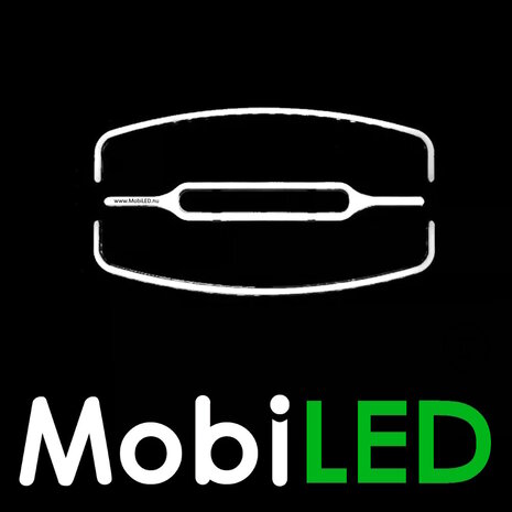 M-LED Verstraler met wit/amber positielicht E-keur