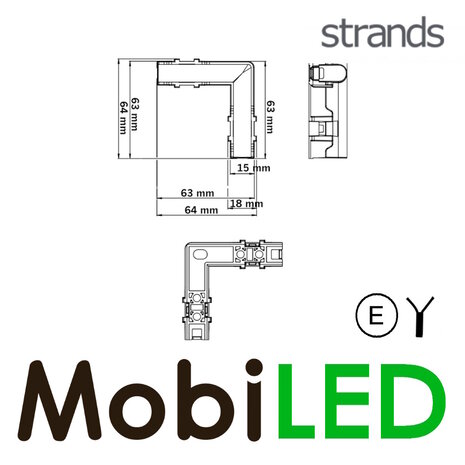 Strands Strands Freedom Dark Line corner white E-mark Strands Strands Freedom Dark Line corner white E-mark