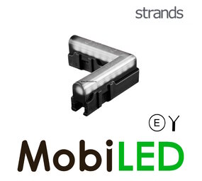 Strands Freedom Dark Line hoek wit