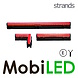 Strands Strands Freedom Dark Line coin rouge E-marque Strands Strands Freedom Dark Line coin rouge E-marque