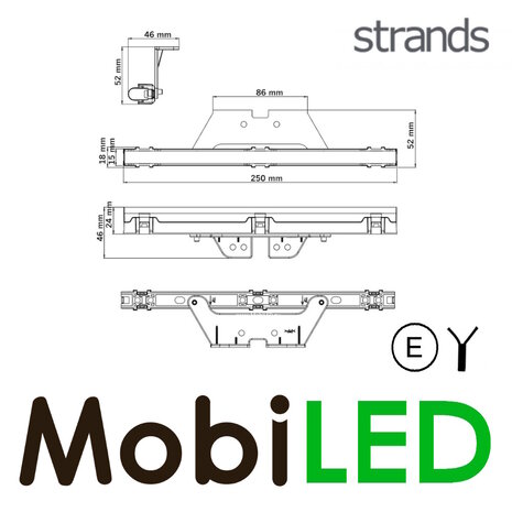 Strands Strands Freedom Dark Line lang amber E-keur