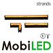 Strands Strands Freedom Dark Line lang amber E-keur Strands Strands Freedom Dark Line lang amber E-keur