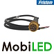 Fristom 6 pin bayonet connector yellow male left with 1 m cable Fristom 6 pin bayonet connector yellow male left with 1 m cable