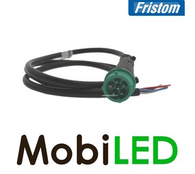 Fristom Connecteur baïonnette 6 broches vert male droite Fristom Connecteur baïonnette 6 broches vert male droite