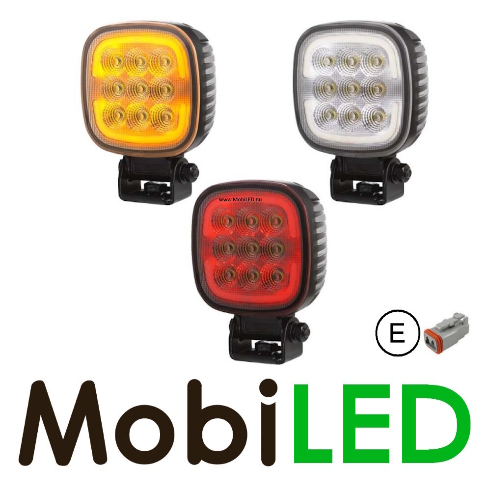 Werklamp met 3 kleuren positielicht E-keur Werklamp met 3 kleuren positielicht E-keur
