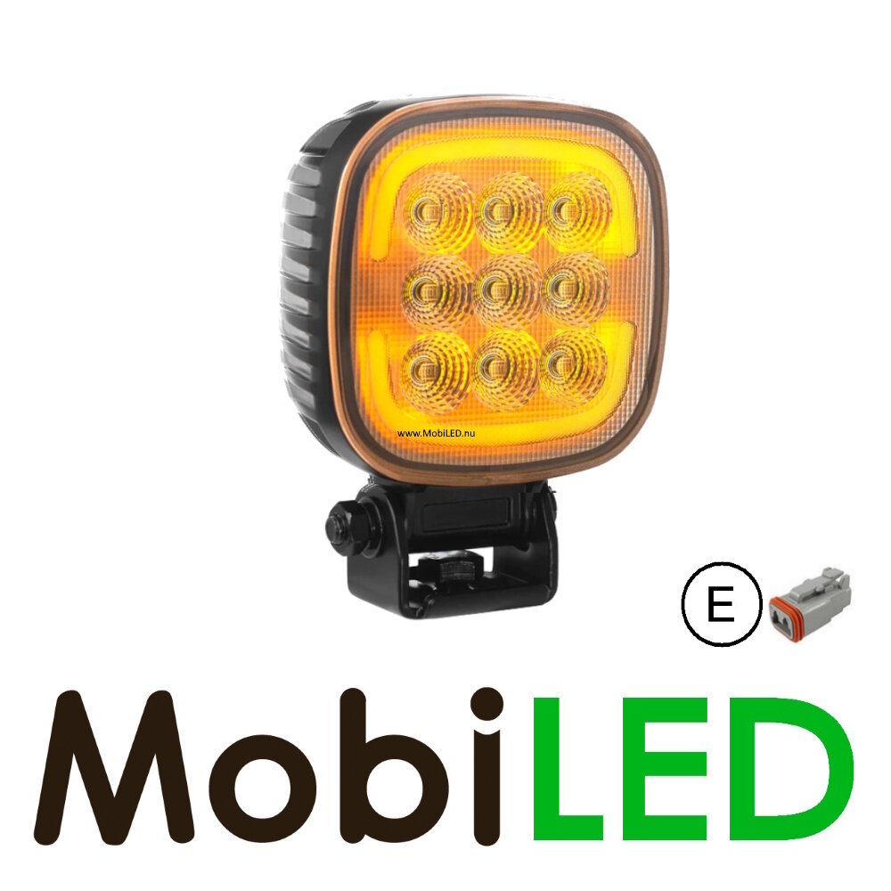 Werklamp met 3 kleuren positielicht E-keur Werklamp met 3 kleuren positielicht E-keur