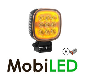 Werklamp met amber/wit/rood positielicht