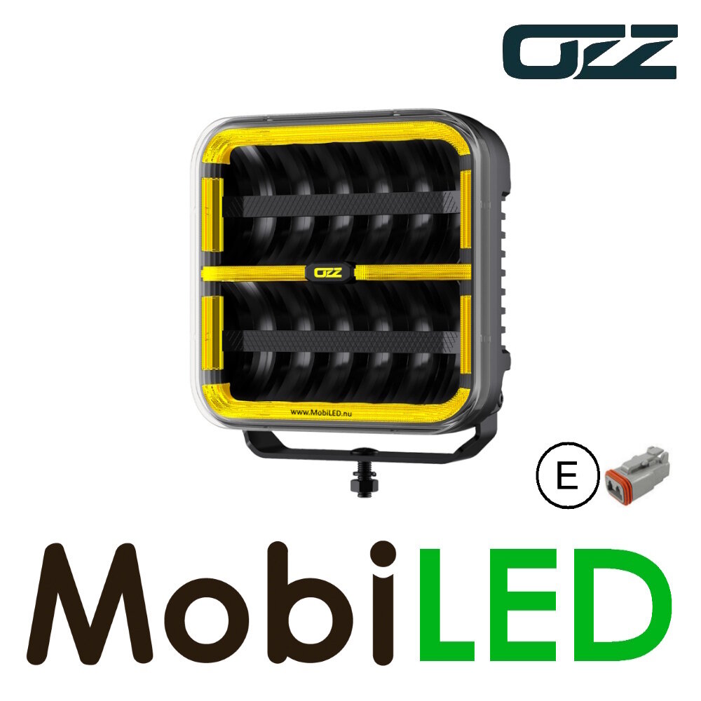 OZZ OZZ SQR 7" Square dynamic start-up dual color, boost function Black