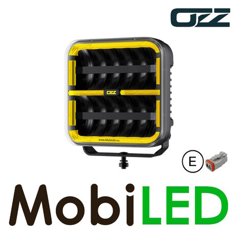 OZZ OZZ SQR 7" Square dynamic start-up dual color, boost function Black