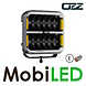 OZZ OZZ SQR 9" Carré démarrage dynamique bicolore, fonction boost Noir OZZ OZZ SQR 9" Carré démarrage dynamique bicolore, fonction boost Noir