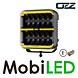 OZZ OZZ SQR 9" Carré démarrage dynamique bicolore, fonction boost Noir OZZ OZZ SQR 9" Carré démarrage dynamique bicolore, fonction boost Noir