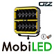 OZZ OZZ SQR 9" Carré démarrage dynamique bicolore, fonction boost Noir OZZ OZZ SQR 9" Carré démarrage dynamique bicolore, fonction boost Noir