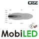 OZZ OZZ SQR 9" Carré démarrage dynamique bicolore, fonction boost Noir OZZ OZZ SQR 9" Carré démarrage dynamique bicolore, fonction boost Noir