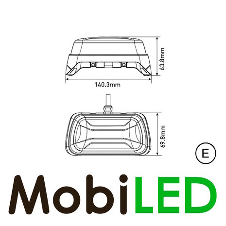 Clignotant, extension de phare de déneigement E-mark Clignotant, extension de phare de déneigement E-mark