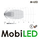 M-LED M-LED Sergeant compact floodbeam dark look, edge-less design