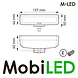 M-LED M-LED Sergeant compacte breedstraler dark look, edge-less design