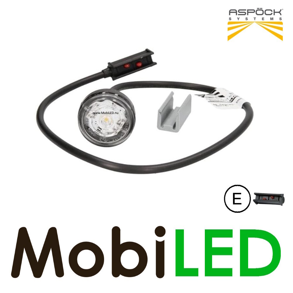 Aspöck Aspock Feu de position Aspöck Monopoint II LED 12V-24V blanc