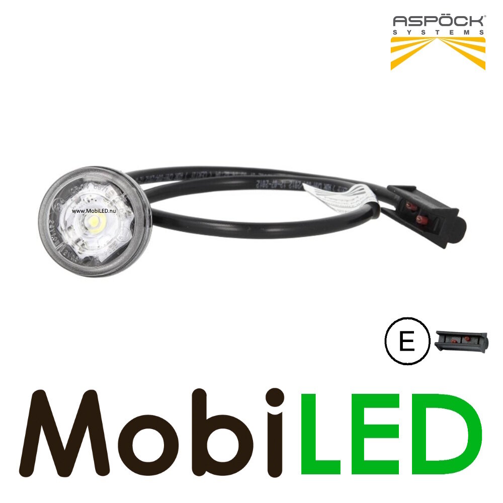Aspöck Aspock Feu de position Aspöck Monopoint II LED 12V-24V blanc