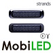 Strands Strands Marqueur Dark Knight blanc aspect foncé E-marque Strands Strands Marqueur Dark Knight blanc aspect foncé E-marque