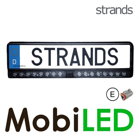 Strands Strands Nuuk E-line Duo Black kentekenplaat