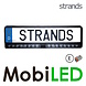 Strands Strands Nuuk E-line Duo Noir plaque d'immatriculation