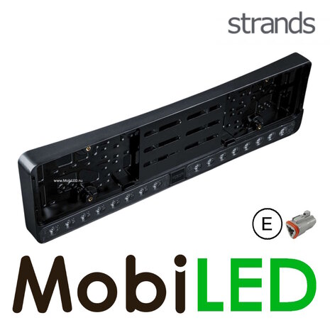 Strands Strands Nuuk E-line Duo Black kentekenplaat