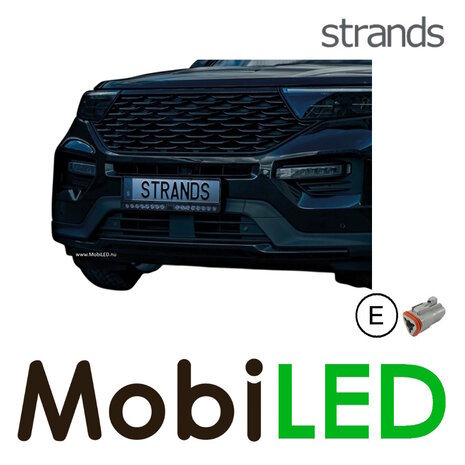 Strands Strands Nuuk E-line Duo Zwart kentekenplaat