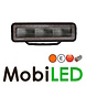 Worklight with amber or red position light and flasher E-mark