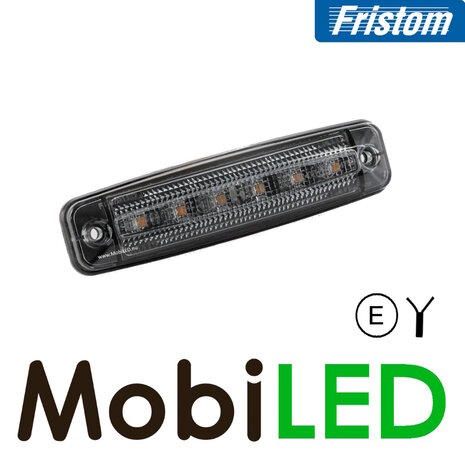 Fristom Fristom Feu de gabarit 12-36V ambre aspect sombre E-marque Fristom Fristom Feu de gabarit 12-36V ambre aspect sombre E-marque