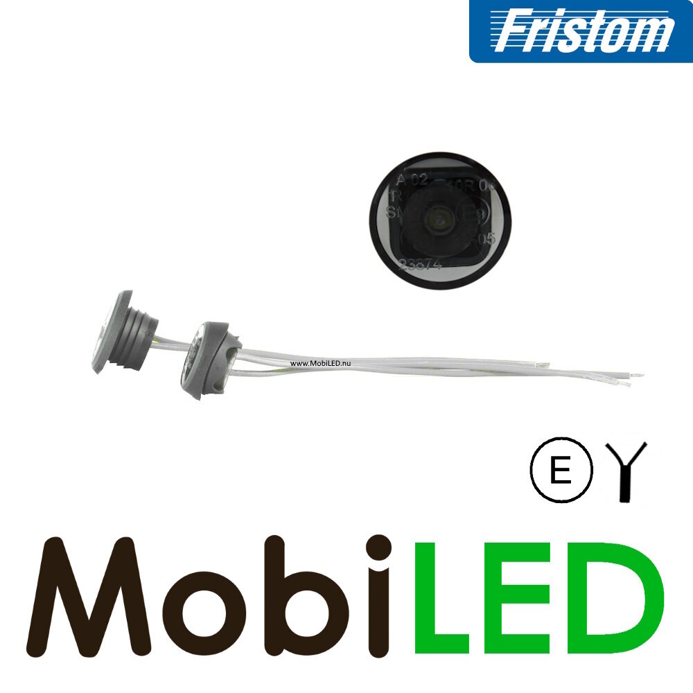 Fristom Halo positielicht Wit Dark look E-keur 12-36 volt Fristom Halo positielicht Wit Dark look E-keur 12-36 volt