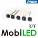 Fristom Halo feu de position Blanc Dark look E-mark 12-36 volts Fristom Halo feu de position Blanc Dark look E-mark 12-36 volts