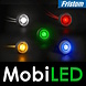 Fristom Halo feu de position Rouge Dark look E-mark 12-36 volts Fristom Halo feu de position Rouge Dark look E-mark 12-36 volts
