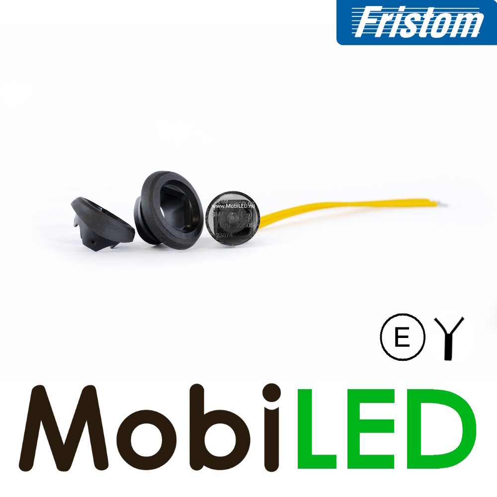 Fristom Halo feu de position rouge lentille dark E-marque 12-36 volts