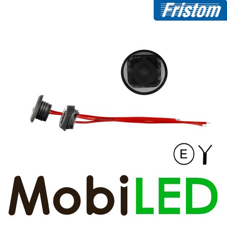 Fristom Halo feu de position rouge lentille dark E-marque 12-36 volts